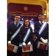 ¡Grande Capos! Reconocimiento de la Provincia a los abanderados y escoltas